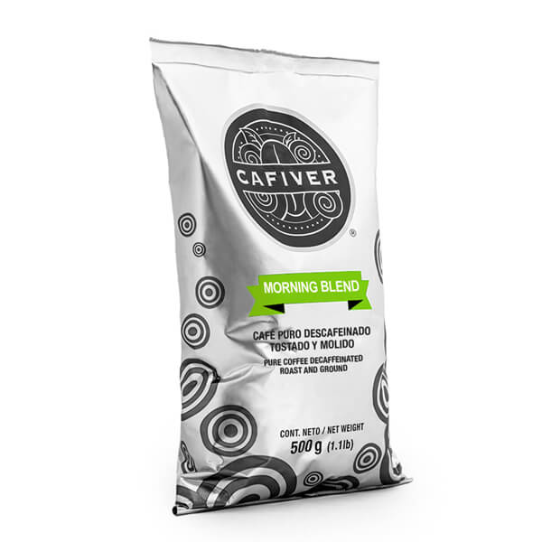 Cafiver Morning Blend Molido Descafeinado (500 g.)