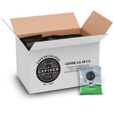 Cafiver Coffee kit descafeinado 100 piezas