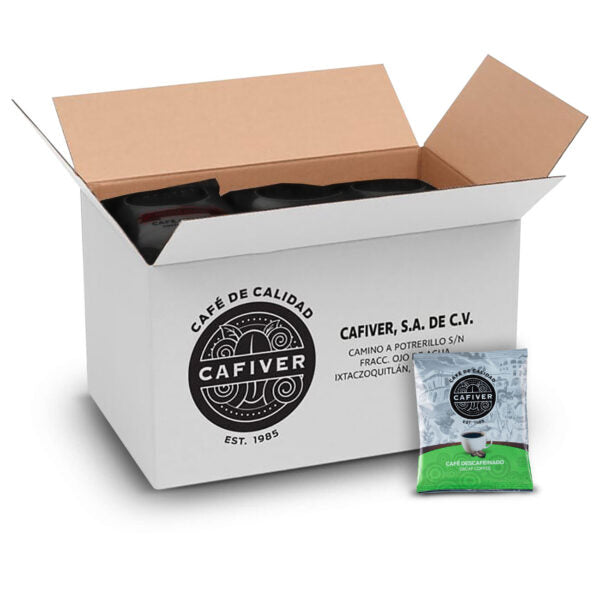 Cafiver Coffee kit descafeinado 150 piezas