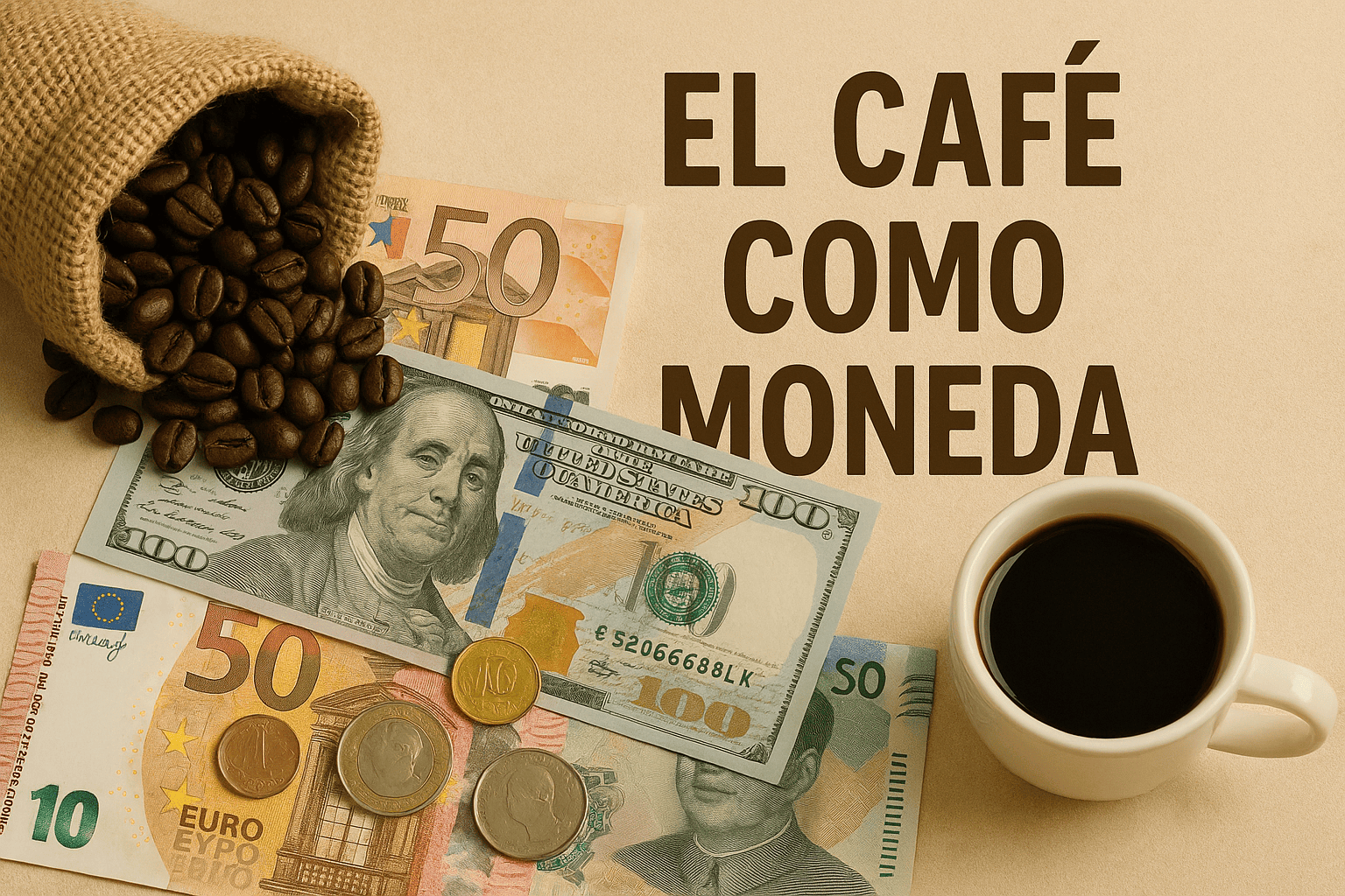 Imagen principal: el cafe como moneda una historia economica de intercambio milenario