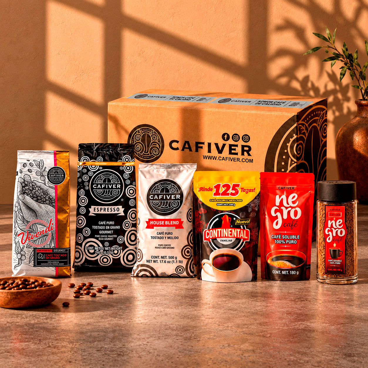 Marcas CAFIVER para consumidor final