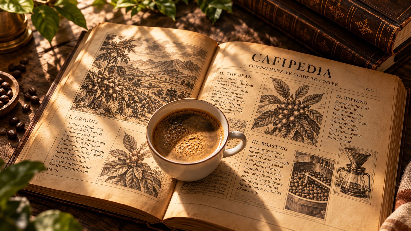 CAFIpedia — glosario visual de café