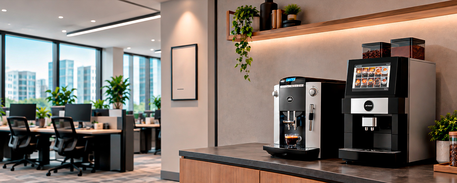 CAFIVER coffee machine in a corporate office